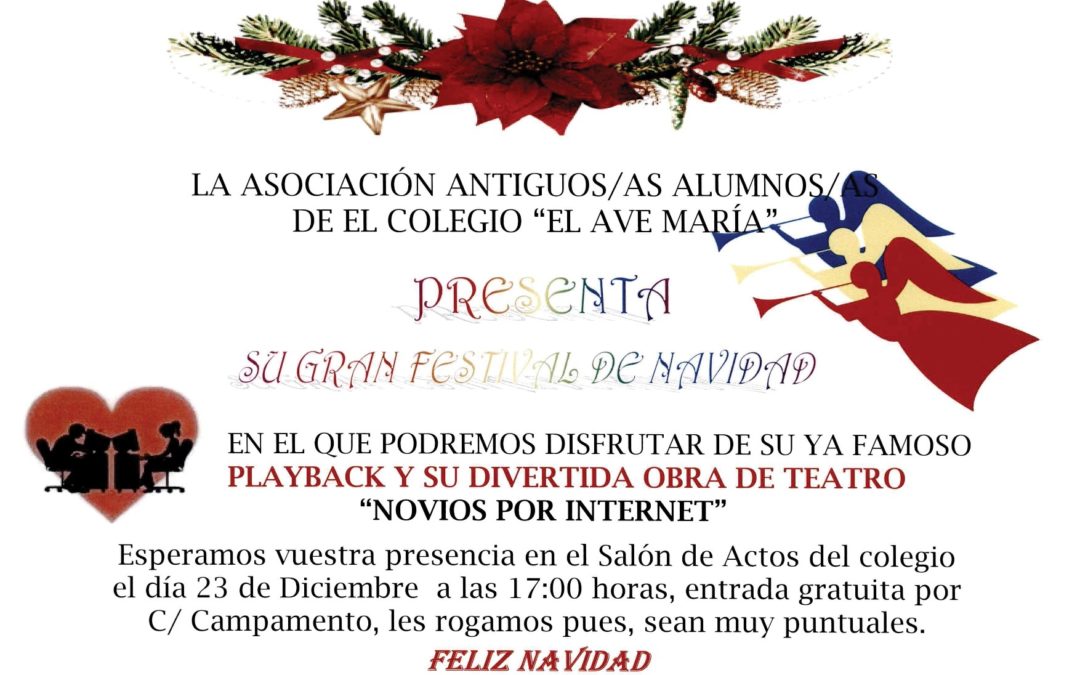 Festival de Navidad Antiguos/as Alumnos/as