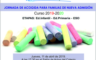 Jornada de acogida para familias de nueva admisión