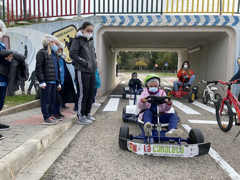 1º y 2º en el Parque de Tráfico de la Canaleta