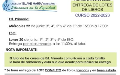 Banco de libros curso 2022-2023